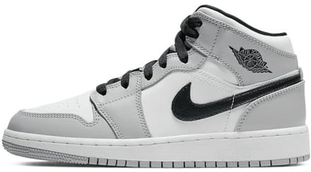 Jordan 1 Mid Light Smoke Grey (GS)