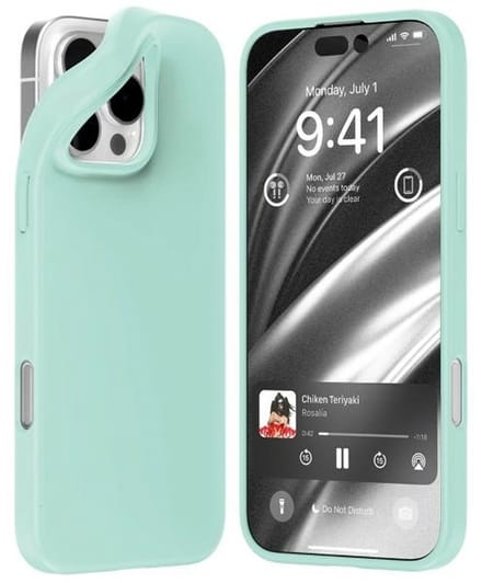 Mercury Serie - iPhone beschermhoes - Mintgroen - Luxe - Nauwkeurig Passend
