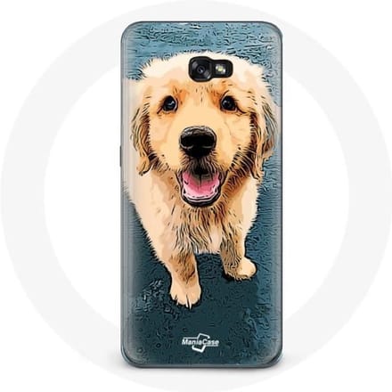 Hoesje voor Samsung Galaxy A5 2017 Golden Retriever Puppy
