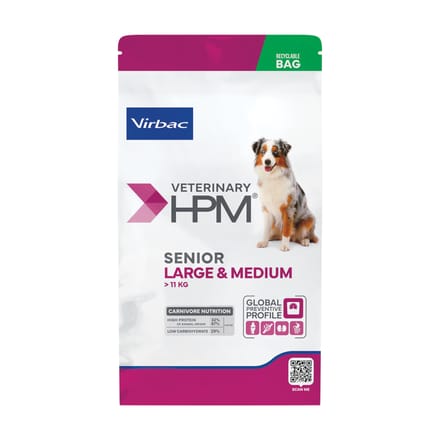 Virbac Veterinary HPM Senior Hond Groot & Medium - 12 kg