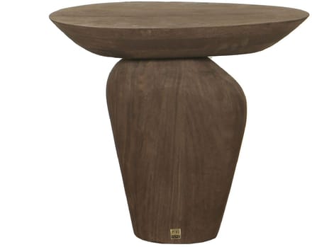 PTMD - Bijzettafel Harshad - Bruin - 55x35x50cm