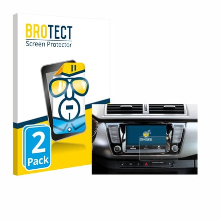 BROTECT - Screenprotector voor Skoda Fabia 3 Combi 6.5" - Folie Beschermfolie transparant 2 Stuks