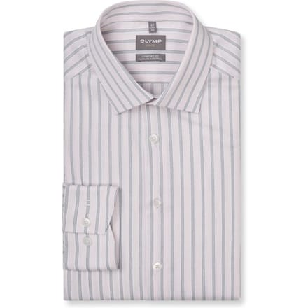 OLYMP Luxor 24/Seven Overhemd, Comfort Fit, New Kent, Lichtroze