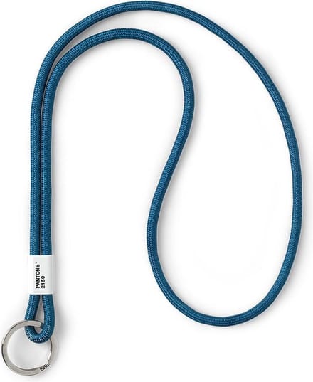 Copenhagen Design - Pantone - Sleutelhanger met Koord - Keycord - Blauw