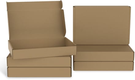 ACXIN 32x20x5cm Verzending Karton Pakket 20 Stuks Recyclebare Vouwdoos Klein Bruin