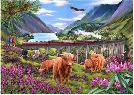 Puzzel van 500 Stukjes - Schotse Vrouwen - Uitdagende Legpuzzel