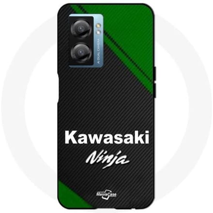 Oppo A77 5G hoesje Kawasaki Ninja motorfiets-logo