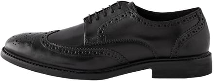 Next - Heren - Leren Derby-schoenen - Zwart