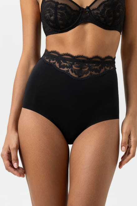 High waist pants Serie Amazing Zwart