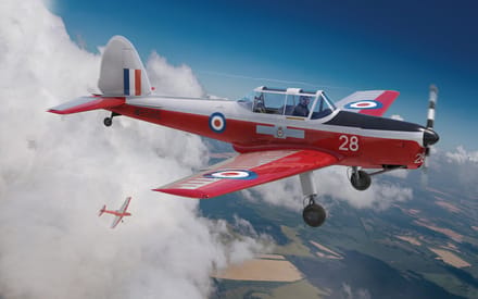 Airfix Modelbouwpakket Militaire voertuigen - 04105 de Havilland Chipmunk T.10 Plane Plastic - 1:48 - Modelbouw