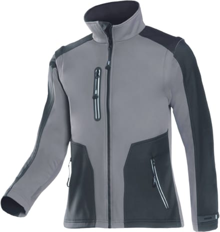 Sioen TORREON softshell jas 03010305 - Grijs/Zwart - XL