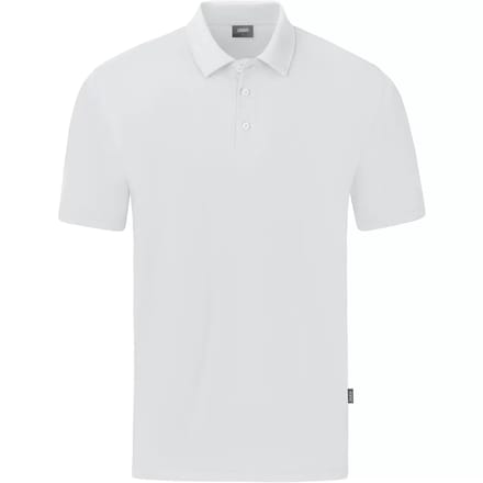 Jako Organic Polo Stretch Heren - Wit | Maat: M