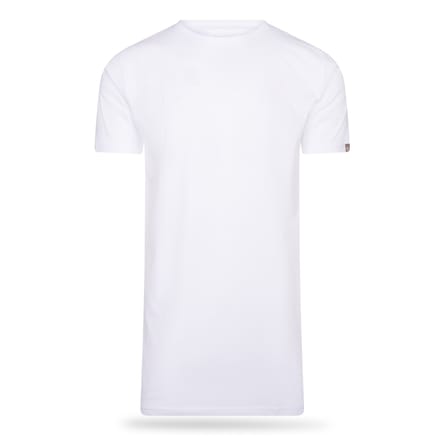 Cappuccino Italia - Heren 4-Pack T-shirt - Extra Lang - Wit - Maat M