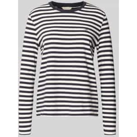 Shirt met lange mouwen met labelstitching