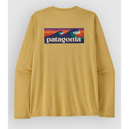 Patagonia Cap Cool Daily - Boardshort Logo Longsleeve geel