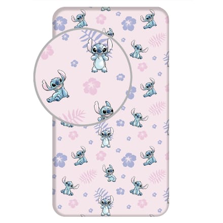 Disney Lilo & Stitch hoeslaken - 90 x 200 cm - Katoen