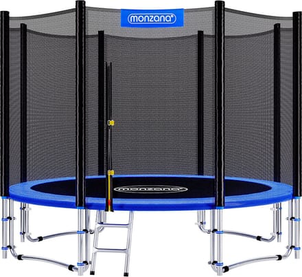 Monzana Trampoline - 366cm incl Veiligheidsnet Ladder Rand - Blauw