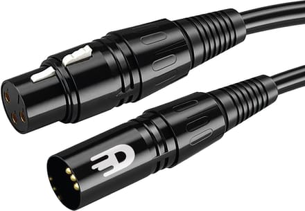 Drivv. Premium XLR Kabel - Microfoon kabel - Mannelijk naar Vrouwelijk 3 pin - 2 Meter