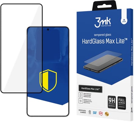 Samsung Galaxy S25 Edge - 3Mk Hardglass Max Lite Zwart