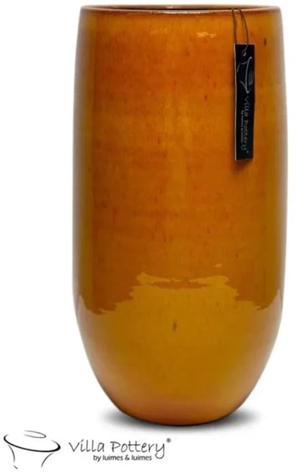 Bellagio Vaas Bruin Oranje 17x35 cm