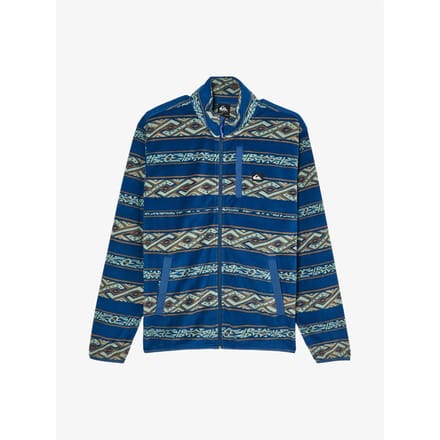 Quiksilver No Destination Fleece Met Volledige Rits Blauw L Man
