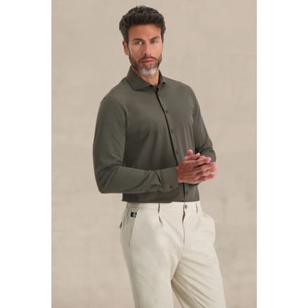 Blue Industry Lounge jersey overhemd |