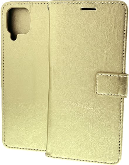 Bookcase Geschikt voor: Samsung Galaxy A42 5G - Goud - Portemonnee hoesje