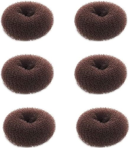Extra kleine haarbroodje maker voor kinderen - 6 stuks, mini haardonut shaper voor kort en dun haar