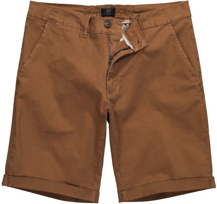 JP 1880 - Heren - Chino-bermuda Buik-Fit Regular Fit - Cacaobruin - Maat 66