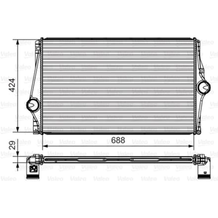 Intercooler VALEO 818282