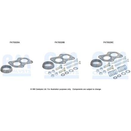 Montageset, uitlaatpijp BM CATALYSTS FK70029B