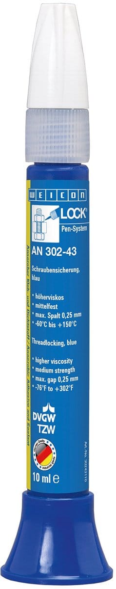 WEICONLOCK AN 302-43 – Schroefborging – Pen 10 ml – Metaal