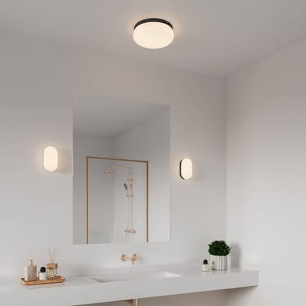 Nordlux Plafondlamp Foam IP44, zwart