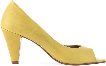 Noë Shoes Nicolina Peeptoe Lemon