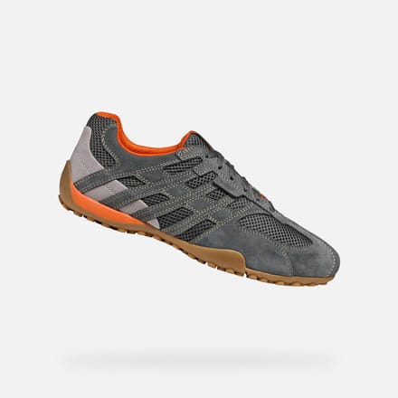 GEOX SNAKE ORIGINAL HEREN Sneakers - GRIJS - Maat 47