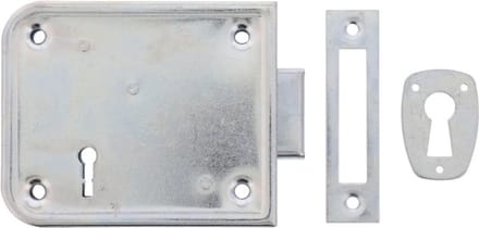 SENCYS opleg grendelslot - 87 x 114 mm - 2 sleutels - Gegalvaniseerd