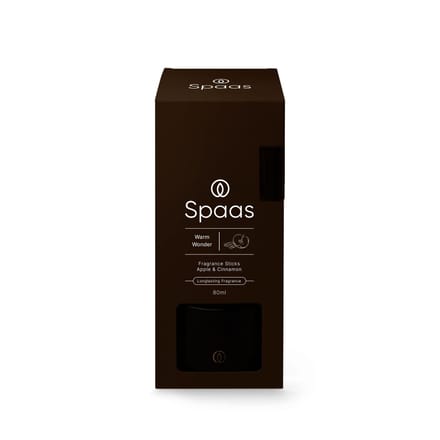 SPAAS Geurstokjes Appel en Kaneel - 80 ml