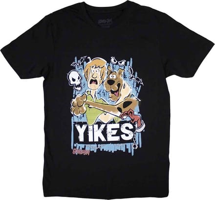Scooby-Doo - Yikes! Heren T-shirt - M - Zwart