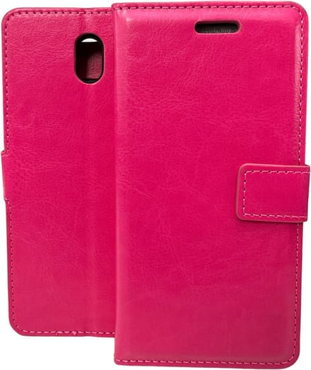 Bookcase Geschikt voor: Nokia 2 - Roze - portemonnee hoesje