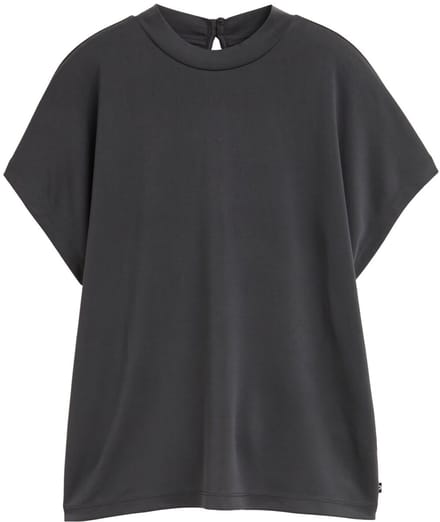 Tom Tailor Denim - T-shirt met vleermuismouwen - Maat M - Tarmac Grey