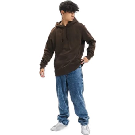 Urban Classics - Basic Sweat Hoodie/trui - S - Bruin