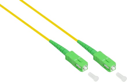 Alcasa LW-S920LASA InfiniBand en Glasvezelkabel 20 m LC SC Geel