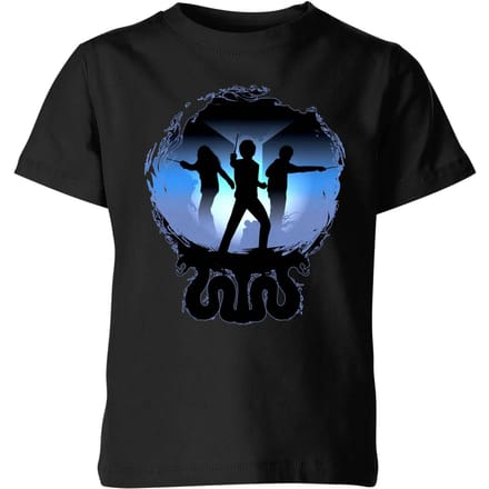 Harry Potter Silhouet Attack kinder t-shirt - Zwart - 122/128 (7-8 jaar)