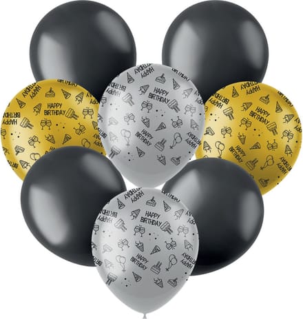 Latexballonnen - Shining Glam - 30 cm - 8 stuks