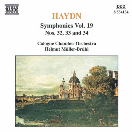 Cologne Chamber Orchestra, Helmut Müller-Brühl - Haydn: Symphonies 32:33:34 (CD)