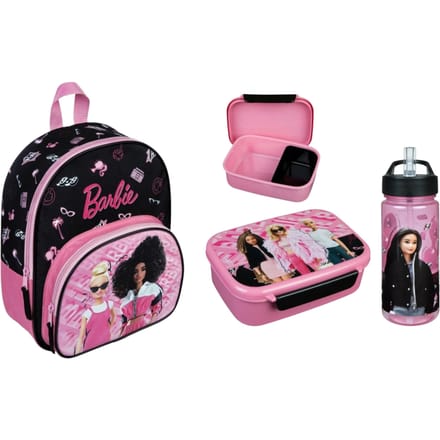 Barbie schoolset; rugzak en lunchset
