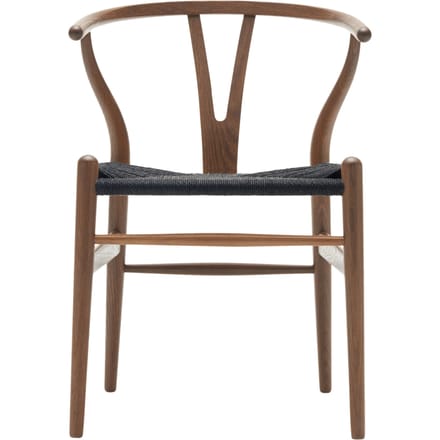Carl Hansen & Søn CH24 Y Wishbone-stoel eiken - eiken rookkleurig, geolied - Vlecht zwart