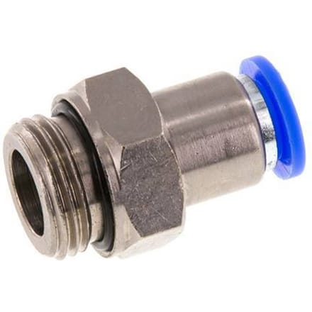 10mm & G1/2'' Zelfsluitende Insteekkoppeling Vernikkeld Messing/PBT Buitendraad 0-10 bar