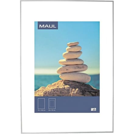 MAULdesign Fotolijst - 70 x 100 cm, ca. B1 - zilver - acryl - 1 stuk - MAUL