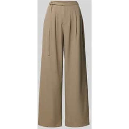 Wide fit broek met riem Model 'CASO'